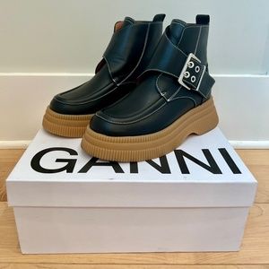 GANNI BUCKLE BOOTS